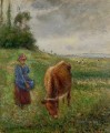 pontoise pastor de vacas 1882 Camille Pissarro